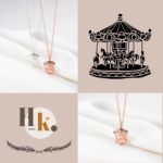 S925銀鑲鑽旋轉木馬項鍊01